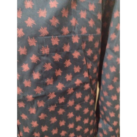 Rowm Big Men’s Blue Red Long Sleeve Casual Floral Shirt Size 2XB New MSRP $59 - Picture 4 of 14